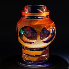 Vaso - Modern Moser Art Glass Vase Signed - vintage 1970