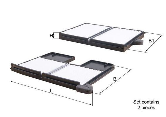 Knecht LA 186/S Filter, Innenraumluft FüR Toyota-image