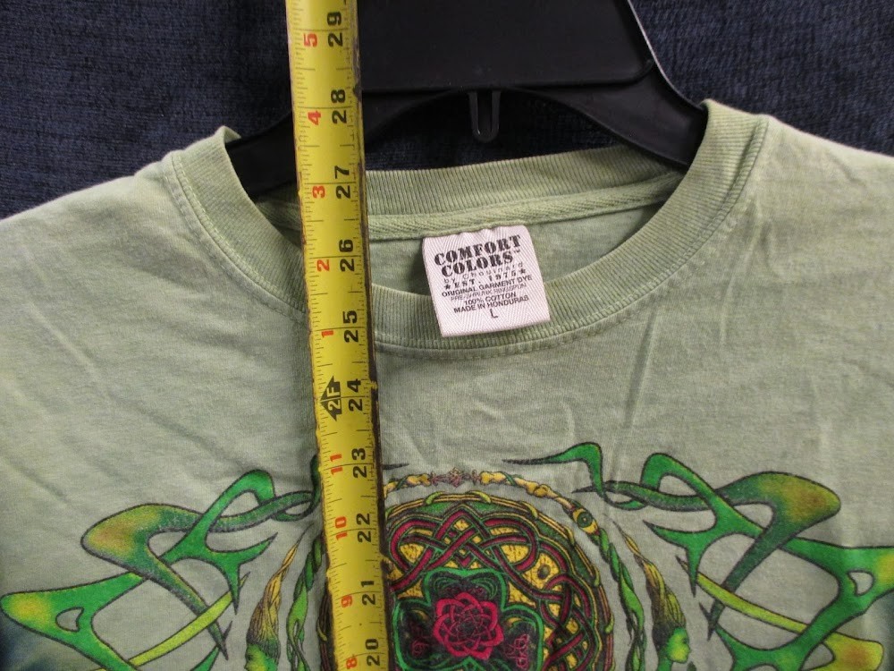 Vintage 2002 Grateful Dead Celtic Tie Dye Long Sleeve Graphic Shirt Size L image 8