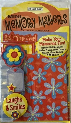 LAUGHS & SMILES MINI MEMORY MAKERS By Colorbok  Dimensional Sticker Book  Corner
