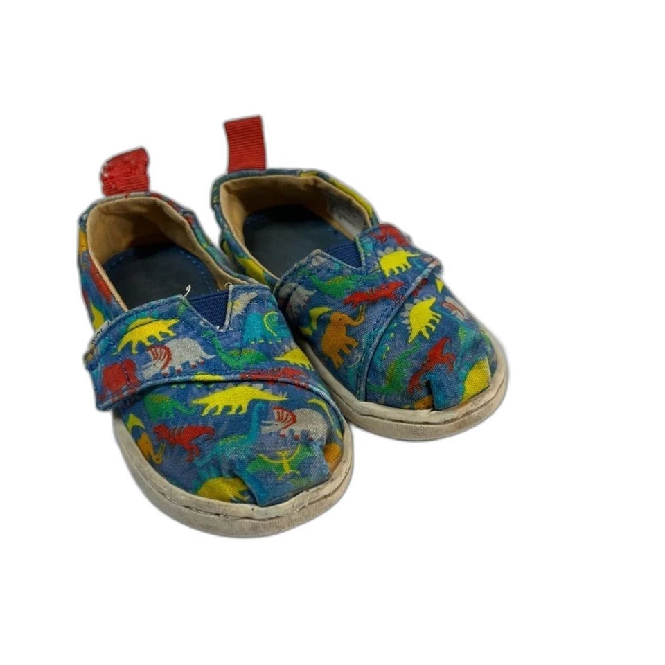 Zapato de lona estampado Toms Dino unisex talla 6 Foto 4 de 4