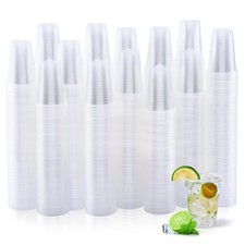 Turbo Bee 1000x 9oz Clear Plastic Cups - Cold Party Drinking Disposable Bulk