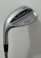 Cleveland CBX LH 60 Degree 10 Bounce Lob Wedge Dynamic Gold Steel Shaft 35.25