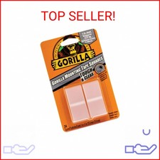The Gorilla Glue Company 6067202 1" Double-Sided Tough  Clear Mounting Tape Squ
