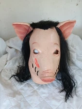Tobin Bell Signed Pig Face Mask, TOTS, W/COA