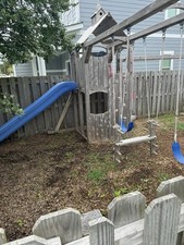 Cedar swingset