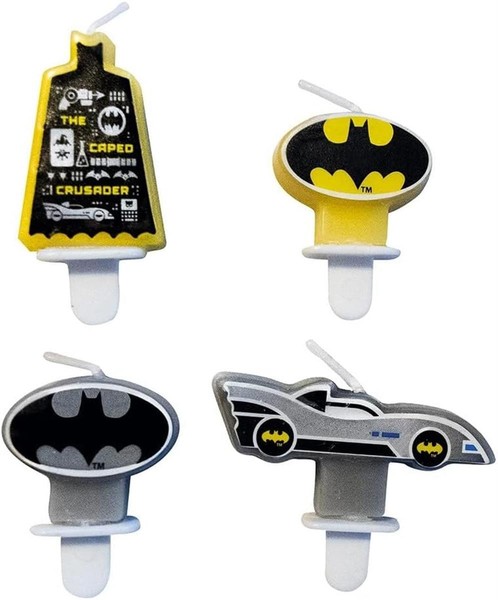 amscan Batman Party 4 Kerzen-image