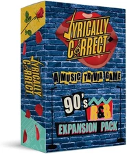 90'S Expansion Pack Music Trivia Card Game for Friends, Fun Party Game for Adult