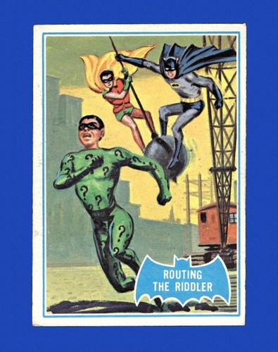 1966 Topps Batman Riddler Back #22B