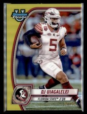 2024 Bowmen Chrome U - DJ Uiagalelei (#48) - Gold Refractor /75