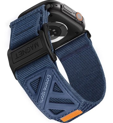 BandMdtnc Compatible Apple Watch Ultra Bands for Men, Wide Soft Nylon Sport Loop