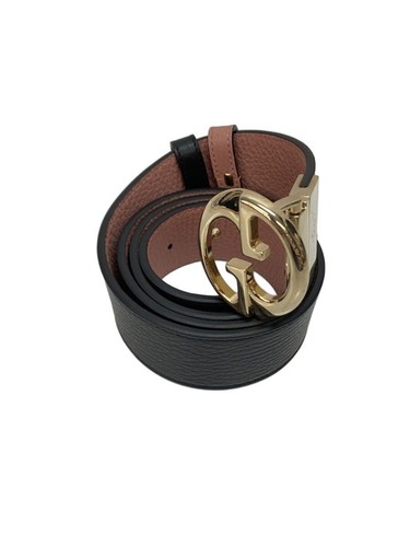 GUCCI Belt/Leather/BLK/Back PNK/Men's/450000