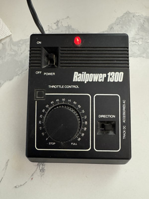 RailPower 1300 Model Train Throttle Control Transformer  Ho gauge