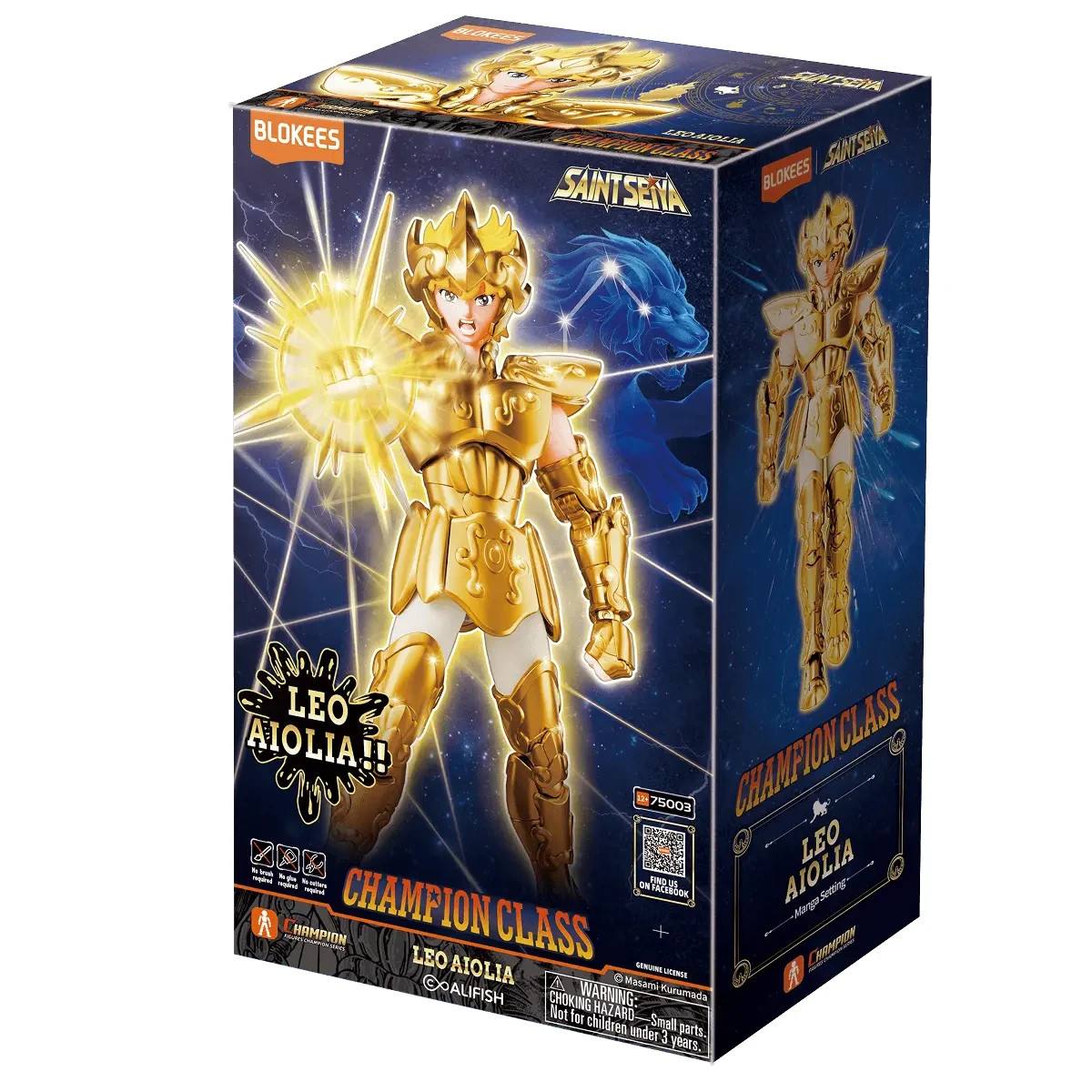 Blokees Saint Seiya Champion Class 02 Leo Aiolia Model Kit Action