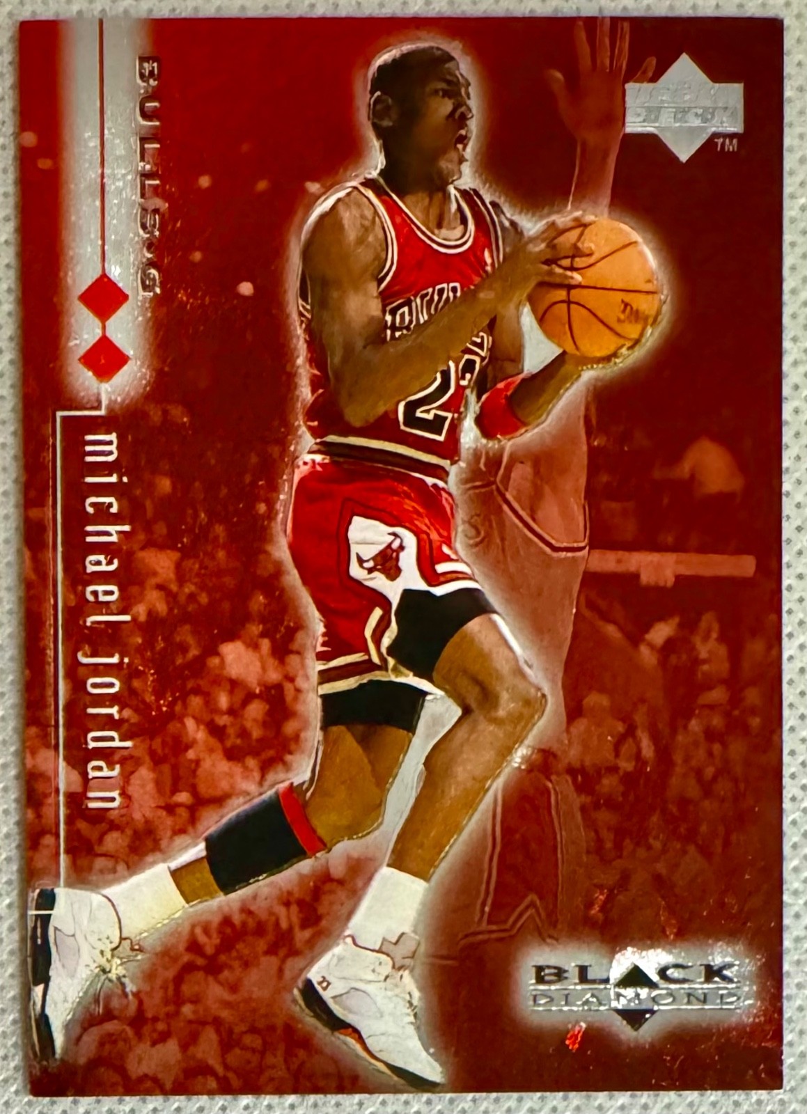 Michael Jordan 1998 Upper Deck Black Diamond, Double Diamond /3000, Card #6