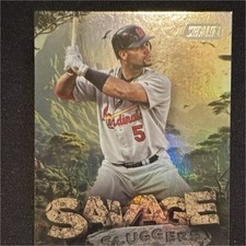 Topps Stadium Club Savage Sluggers Albert Pujols SS-10 Cardinals 2005