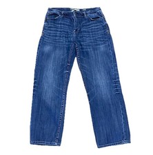 BKE Buckle Tyler Men  s Jeans 34S Straight Leg Blue Denim