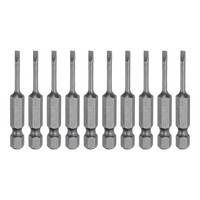 "10 Stk SL2.5 Schlitzschraubendreher-Bits, 2,5Mm Flachkopf-Schraubendreher-Bit 2\""