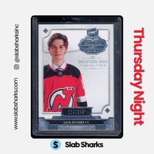 2019 UPPER DECK THE CUP #2020-JH JACK HUGHES ROOKIE CLASS OF 2020 RC /249