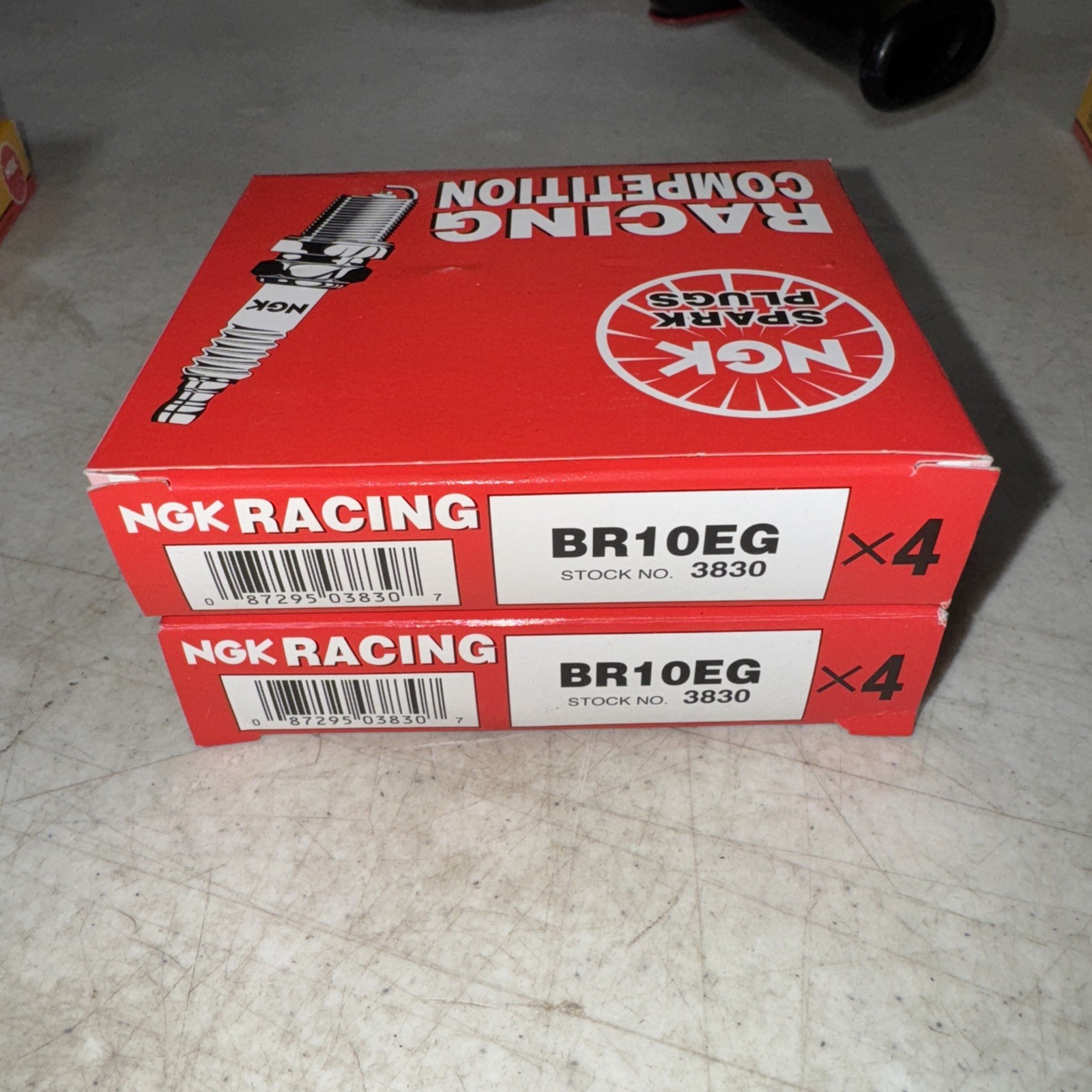 Pack of 8 Genuine NGK 3830 Racing Spark Plug BR10EG Honda Kawasaki Yamaha