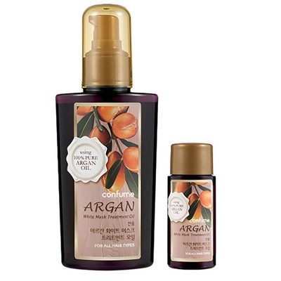 Welcos Kwailnara Argan White Musk Treatment Essence Hair Oil 120ml + 25ml