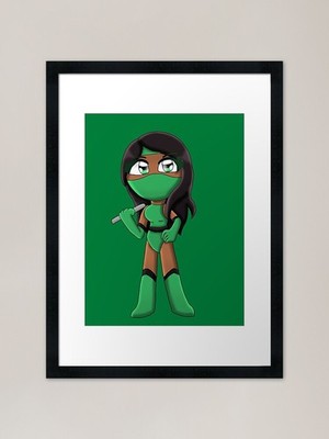 Jade (MK2 Version) Gerahmter Kunstdruck Gerahmtes Wandbild Poster Leinwanddruck Bild