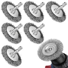 2" Wire Brushes for Drill, Stainless Steel Wire Wheel Brushes Kit with 1/4-In...