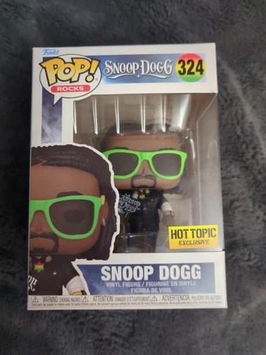 Funko Pop Snoop Dogg #324 Vinyl Figure Rocks Hot Topic Exclusive
