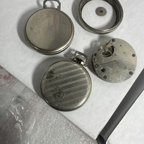3 Dollar Pocket Watches Hibbard WESTCLOX For Parts or Repair - Picture 5 of 7