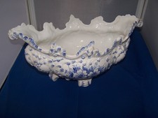 Ancienne Jardinière , Centre de table  Vintage en céramique émaillée