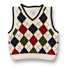 Toddler Boys Size 18 Months Argyle Sweater Vest