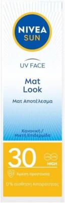 Nivea Sun UV Sonnenschutz Gesichtsglanz Kontrollcreme für Mat Look LSF30 50ml...