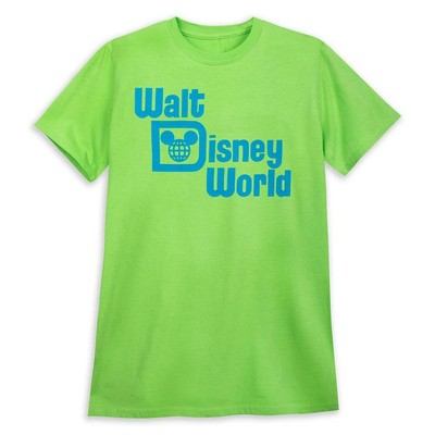 Walt Disney World T Shirt For Adults Neon Lime Ebay
