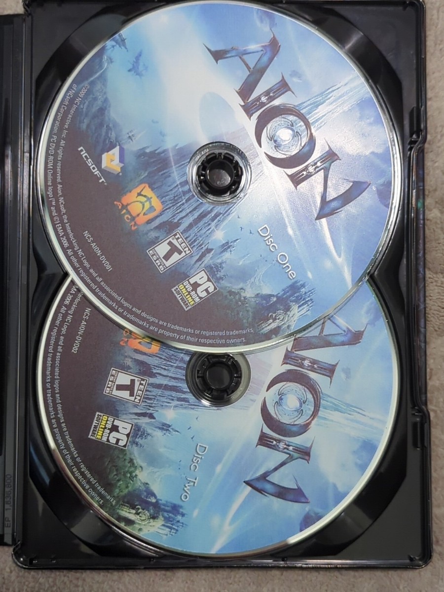 Aion Online PC Computer Video Game Set Collector's Tin Edition
