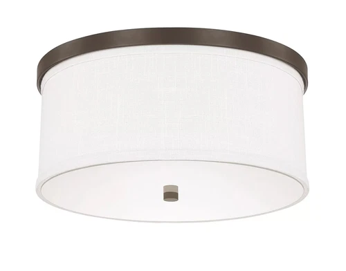 Capital Lighting 2015-480 Midtown 3 Light 16"W Flush Mount Drum - Bronze - Picture 1 of 2