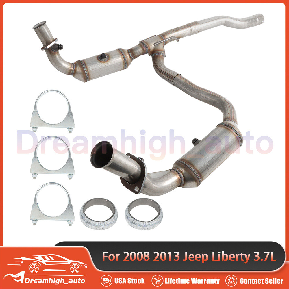 New Fit 20082013 JEEP Liberty 3.7L Y Pipe Catalytic Converters us