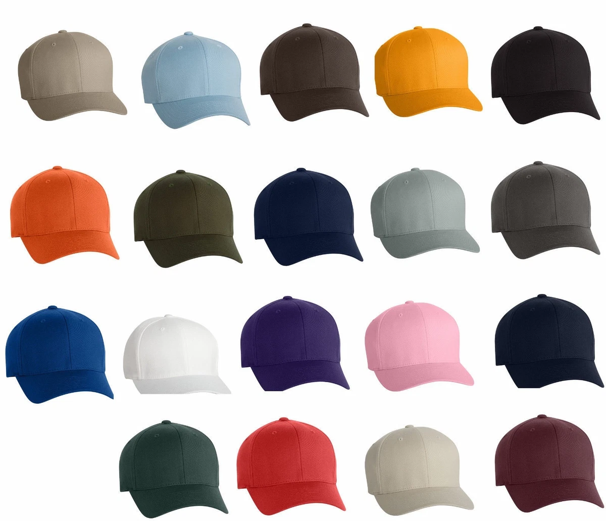 FITTED Blend Structured | Baseball S/M Cap Wool FLEXFIT L/XL eBay Hat Sports SIZE 6477