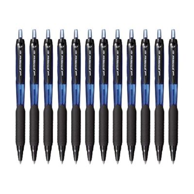 UNI-BALL Jetstream SXN101 0,7 mm Tintenroller | Blaue Tinte, 12er-Packung