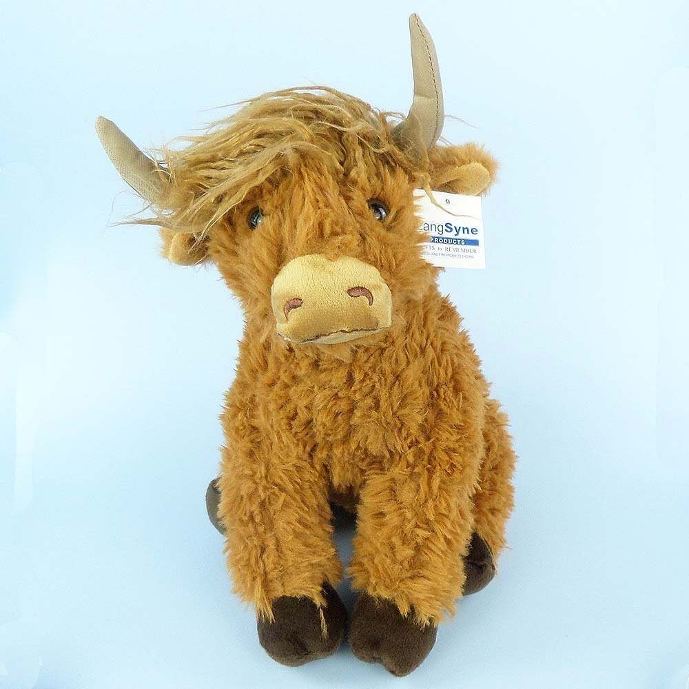 Lang Syne Publishers Ltd 30cm Highland Cow Soft Toy 98072