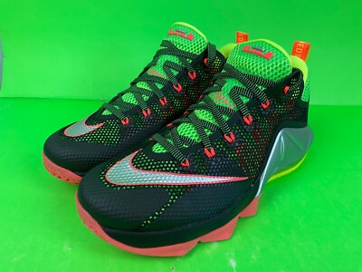 NEW NIKE ZOOM LEBRON XII LOW SZ 9 REMIX GREEN PINK JORDAN 12 18 19 NXXT PROMISE