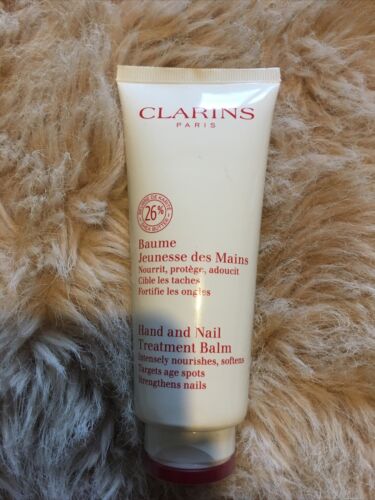 🦋 CLARINS Hand & Nail treatment Cream 100ml Softens & Strengthens NEW/SEALED 🦋