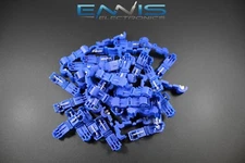 50 PCS 14-16 GAUGE T-TAP BLUE CRIMP TERMINAL AWG WIRE SPLICE CONNECTOR BTT