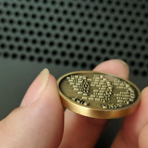 CW Morse Kod Dekoder Wykres Medal Moneta Morse Moneta pamiątkowa Prezent Nagroda - Zdjęcie 4 z 4
