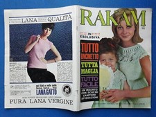  RAKAM N. 6 1965 Cucito Ricamo Attualità e Lavori Femminili (2 inserti)