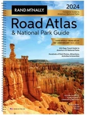 Rand McNally 2024 Road Atlas & National Park Guide Spiral