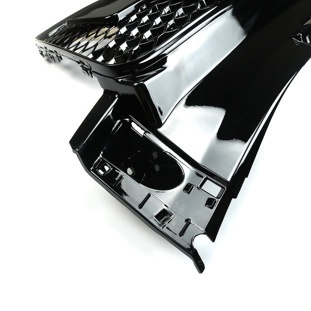 Honeycomb Sport Mesh TTRS Style Hex Grille Grill Black fits