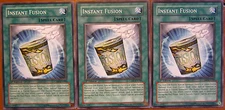 *** 3X INSTANT FUSION 3X *** PLAYSET YUGIOH CDIP, AP02, CP07, YUGIOH (LP)