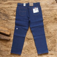 VINTAGE 80's LEVI'S 309 Men's 40x30 Blue Raw Denim 100% Cotton Made In USA NEW