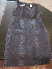ELIE TAHARI BLUE DRESS - SIZE 12 US - NEIMAN MARCUS TAG - BRAND NEW