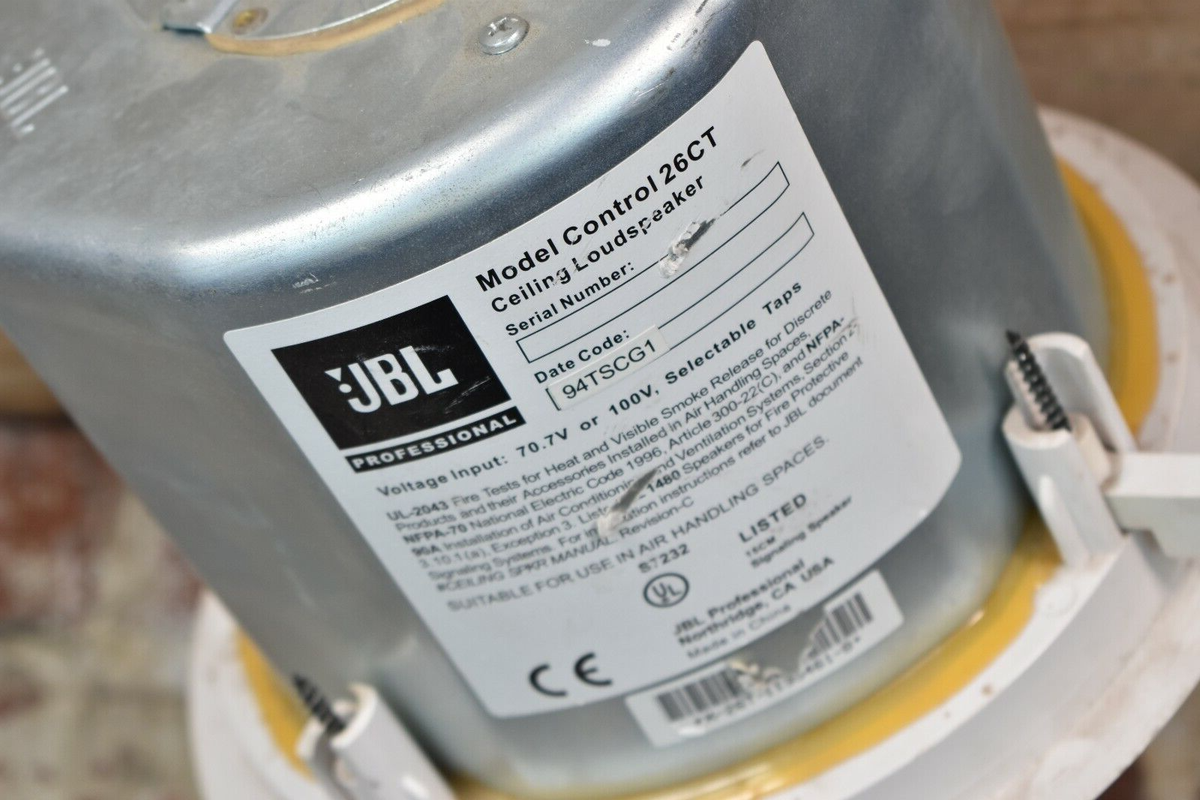 JBL Model Control 26CT 8.5in. Ceiling Speaker | eBay